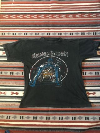 Iron Maiden,  Aces High,  Vintage Tour Shirt Ultra Rare Size Small/medium