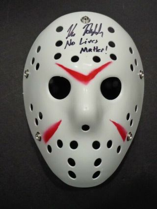 Kane Hodder Signed Friday The 13th Jason Mask Jsa - No Lives Matter