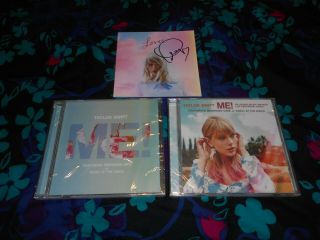 Taylor Swift - Me - 2 Cd Singles,  Signed Insert