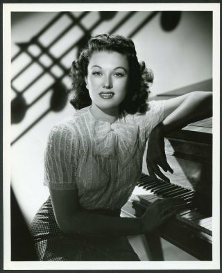 Ginny Simms Vintage 1940s Mgm Portrait Photo By Eric Carpenter