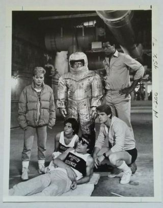 1984 Vintage Misfits Of Science Press Photo Courtney Cox Holmes Sci Fi