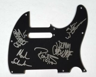 Kix Band Real Hand Signed Guitar Pickguard Autographed By 5 Members
