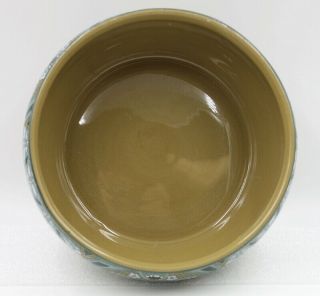 Buffalo Pottery Emerald Deldare Ware Bowl 1911 Art Nouveau 6