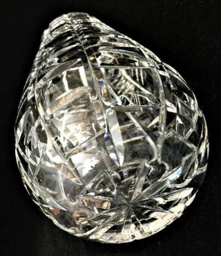 Rare Vintage Signed Waterford Crystal Glass Vase Heavy Sparkling Wedding Gift 5