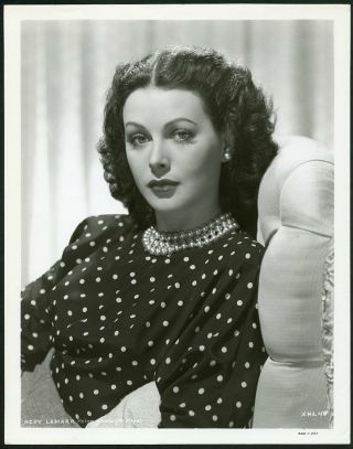 Hedy Lamarr Vintage 1940s Mgm Portrait Photo