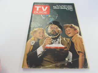 Vintage - Tv Guide May 31st 1969 - Family Affair - Sebastian Cabot - Cover - Exc
