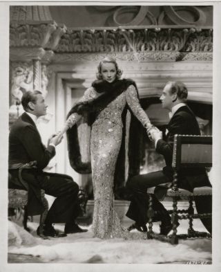 Marlene Dietrich In A Gorgeous Gown Orig 1937 Scene Still.  Angel Dw