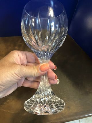 BACCARAT Fine Crystal MASSENA Water Glasses SET Of 2 Glasses 2