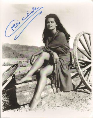 Claudia Cardinale Signed Once Upon A Time In The West Photo Poster Autograph