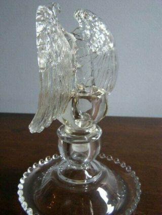 Imperial Candlewick Candlestick 400/79R With Eagle Candle Adapter 8