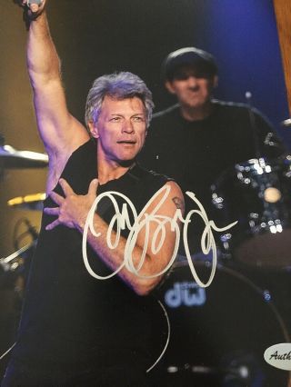 Jon Bon Jovi Autograph Hand Signed Autographed 8x10 