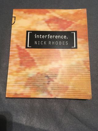 Interference By Nick Rhodes Paperback Art Book Autographed Duran Duran Guc