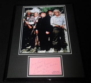 Dabbs Greer Signed Framed 11x14 Photo Display Little House On The Prairie