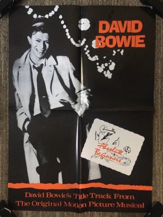 David Bowie Vintage Movie Poster Absolute Beginners Pin - Up 1980 