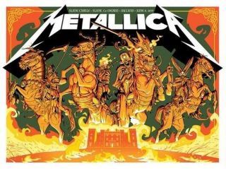 Metallica Slane Castle Poster Ireland Limited Edition 8th June 2019