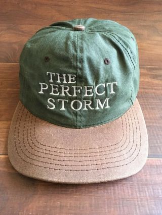 Vintage The Perfect Storm Movie Cast And Crew Hat Canvass Material 1999