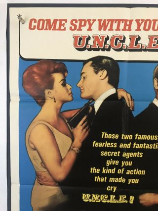 SPY WITH MY FACE Movie Poster (Fine, ) One Sheet 1965 Robert Vaughn 3915 2