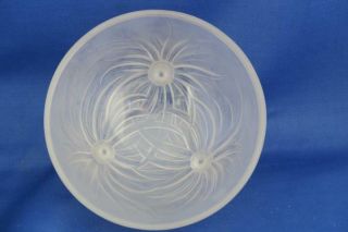 Etling French Art Deco Glass Bowl Signed