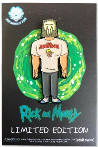 Rick And Morty Enamel Pin Zen Monkey Studios Hemorrhage Limited Edition Of 300