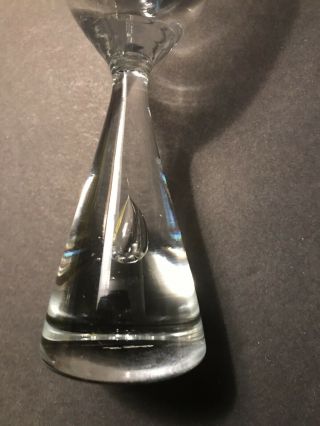 6 Holmegaard Denmark Claret Wine Glass Bent Severin Scan Mid Century Modern EUC 6