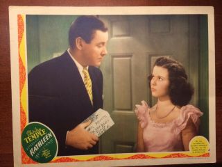Ae21 Kathleen (1941) Shirley Temple / Herbert Marshall Lobby Card