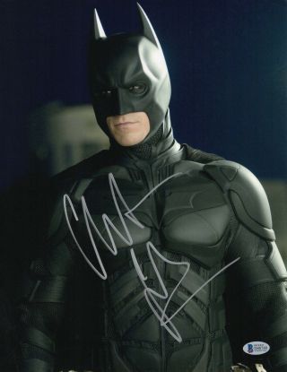 Christian Bale Signed 11x14 Photo 