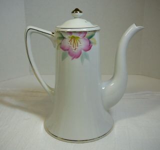 Noritake Azalea Mini Coffee Pot Vintage Porcelain 3