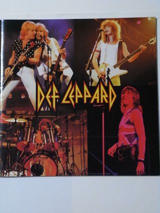 Def Leppard Pyromania 1984 Japan Tour Program Book Rare