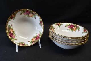 Royal Albert Old Country Roses Set Of 6 Cereal Bowls