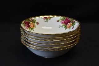 Royal Albert Old Country Roses Set of 6 Cereal Bowls 2