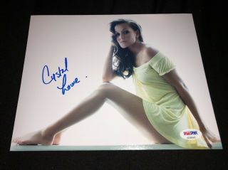Crystal Lowe Sexy Signed Autographed 8x10 Photo PSA/DNA 2