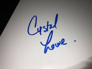 Crystal Lowe Sexy Signed Autographed 8x10 Photo PSA/DNA 3
