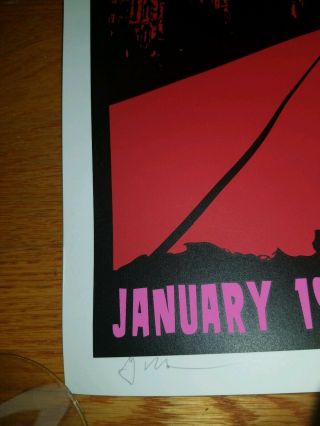 Marilyn Manson 2018 Salt Lake City TrumpMint,  Rare,  Signed & d 3/30 Poster 2