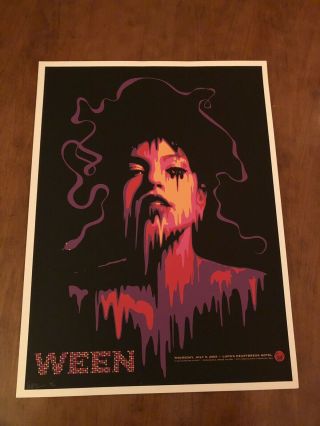 Ween Concert Poster Todd Slater 2009