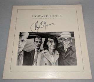 Howard Jones Signed Autographed " Humans Lib " Lp Record Beckett (bas)