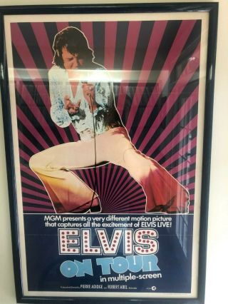 Elvis Presley - On Tour Poster 1972 -