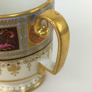 Antique ROYAL VIENNA ACKERMANN FRITZE Beehive Mark Porcelain Oracle Gilt Tea Cup 7