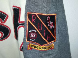 2007 Rush Snakes & Arrows Concert Tour Baseball Jersey Shirt Size XLarge 3