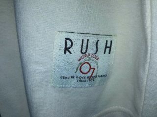 2007 Rush Snakes & Arrows Concert Tour Baseball Jersey Shirt Size XLarge 7