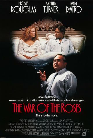 The War Of The Roses (1989) Movie Poster - Rolled - Double - Sided