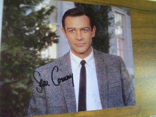 Sean Connery Autographed Signed 8.  5 X 11 Photo James Bond Gift