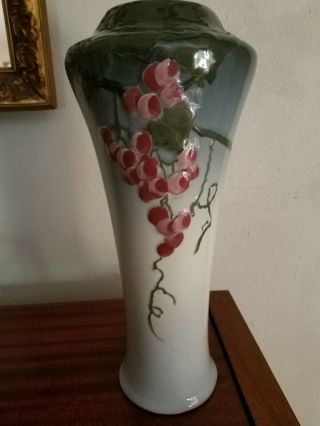 Rare Antique Weller Pottery,  Etna - 14 ½” Tall Vase