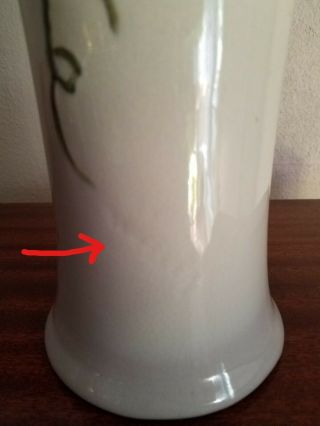 Rare Antique Weller Pottery,  Etna - 14 ½” Tall Vase 6