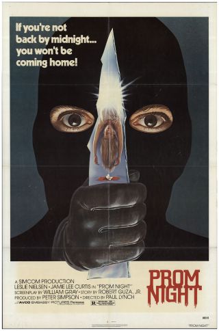 Prom Night 1980 27x41 Orig Movie Poster Fff - 74598 Leslie Nielsen Horror