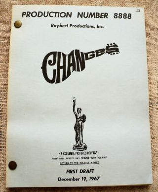 Authentic The Monkees 1st Draft Script " Changes " (head) 1967 Jack Nicholson 8888