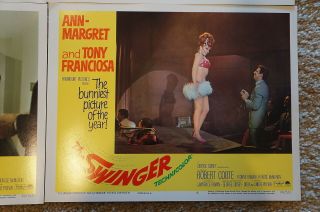 SWINGER SEXY ANN - MARGRET 8 CARD LOBBY SET 1966 4
