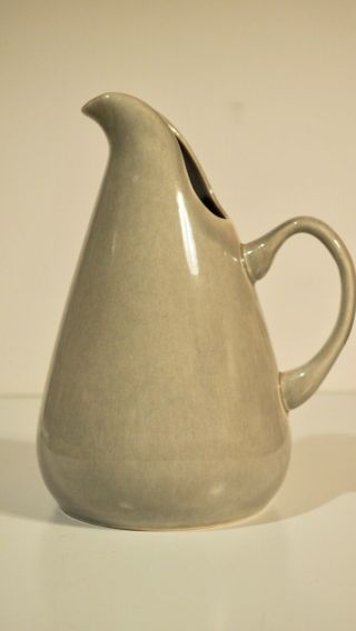 Vintage Russel Wright American Modern Water Pitcher Granite Gray
