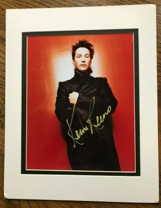 Keanu Reeves,  Hand Signed Matted Photo,  The Matrix,