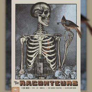The Raconteurs Cleveland Agora Theatre Poster 2019 Limited Print Jack White