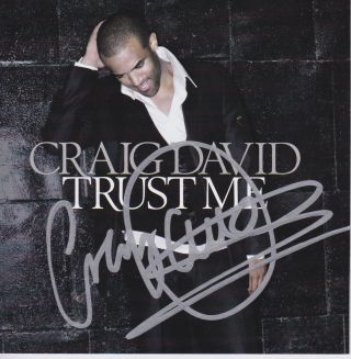 Craig David Signed Trust Me Cd